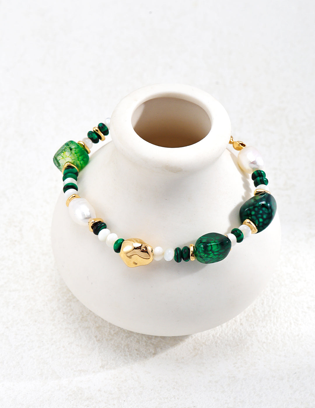 Verdant Pearl Bracelet