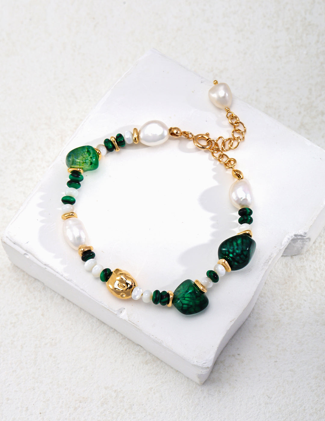 Verdant Pearl Bracelet