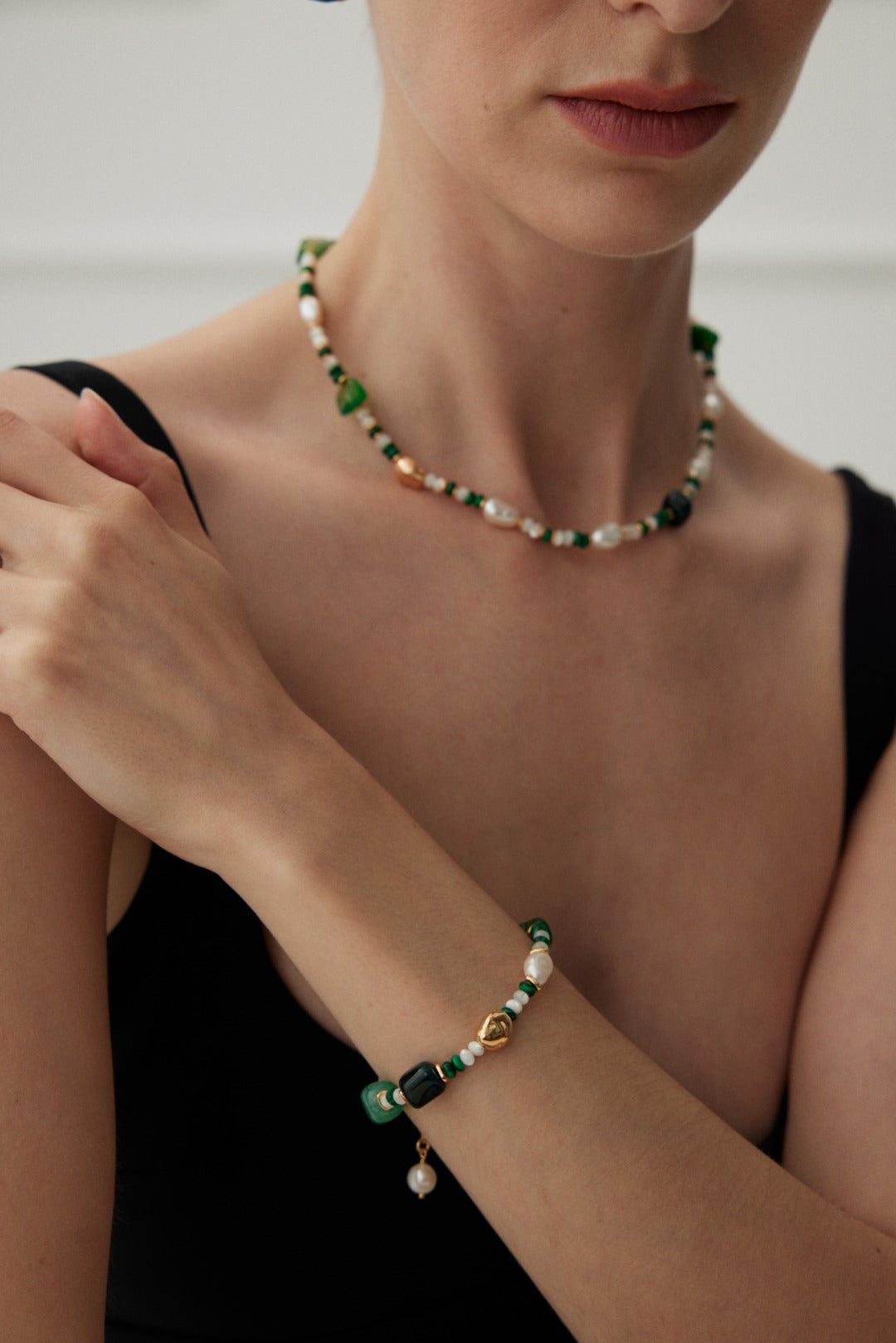 Verdant Pearl Bracelet