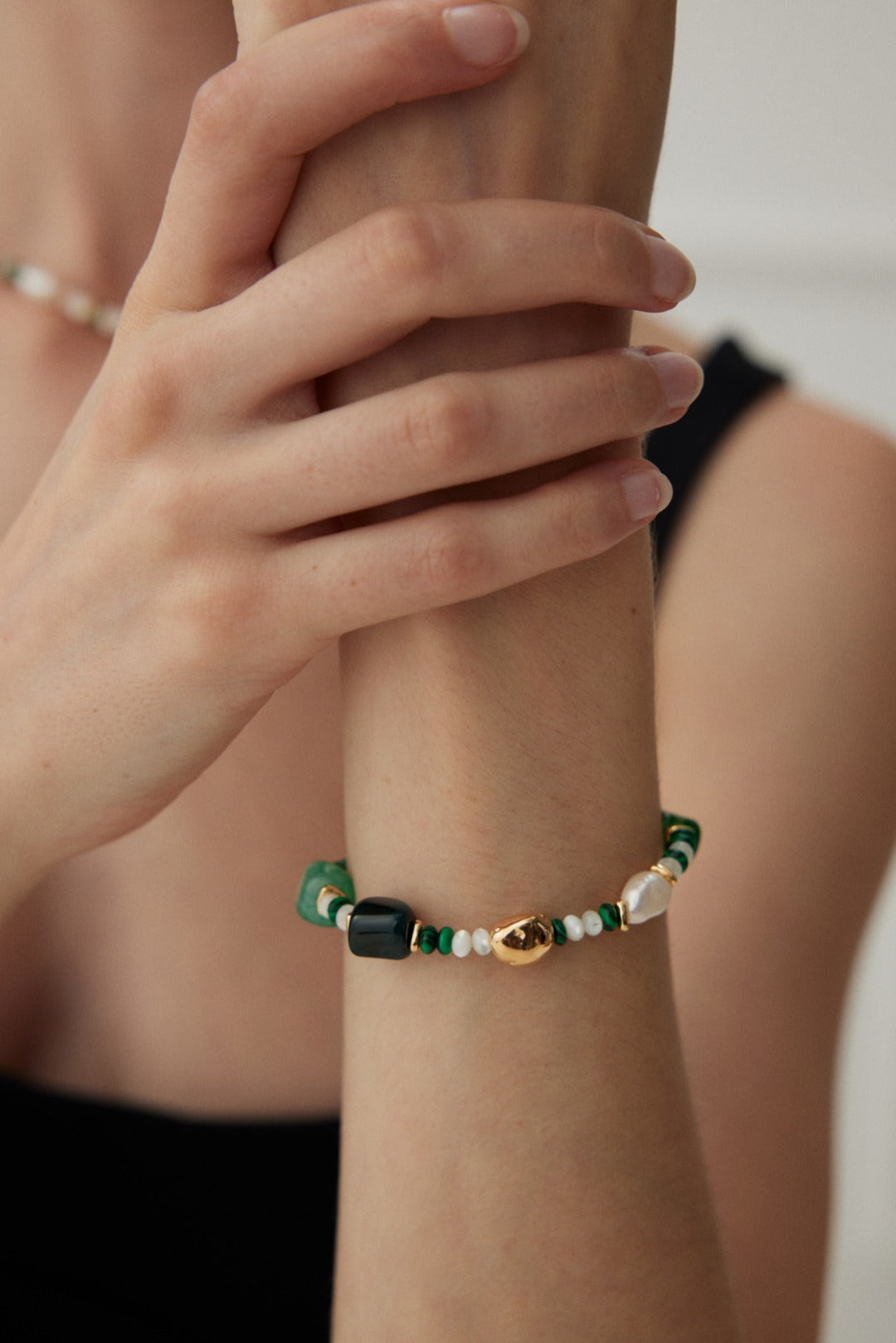 Verdant Pearl Bracelet