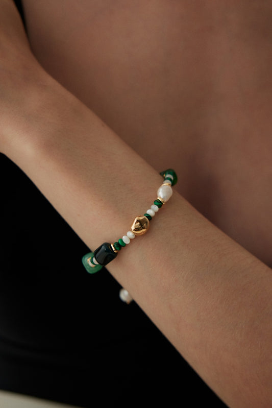 Verdant Pearl Bracelet