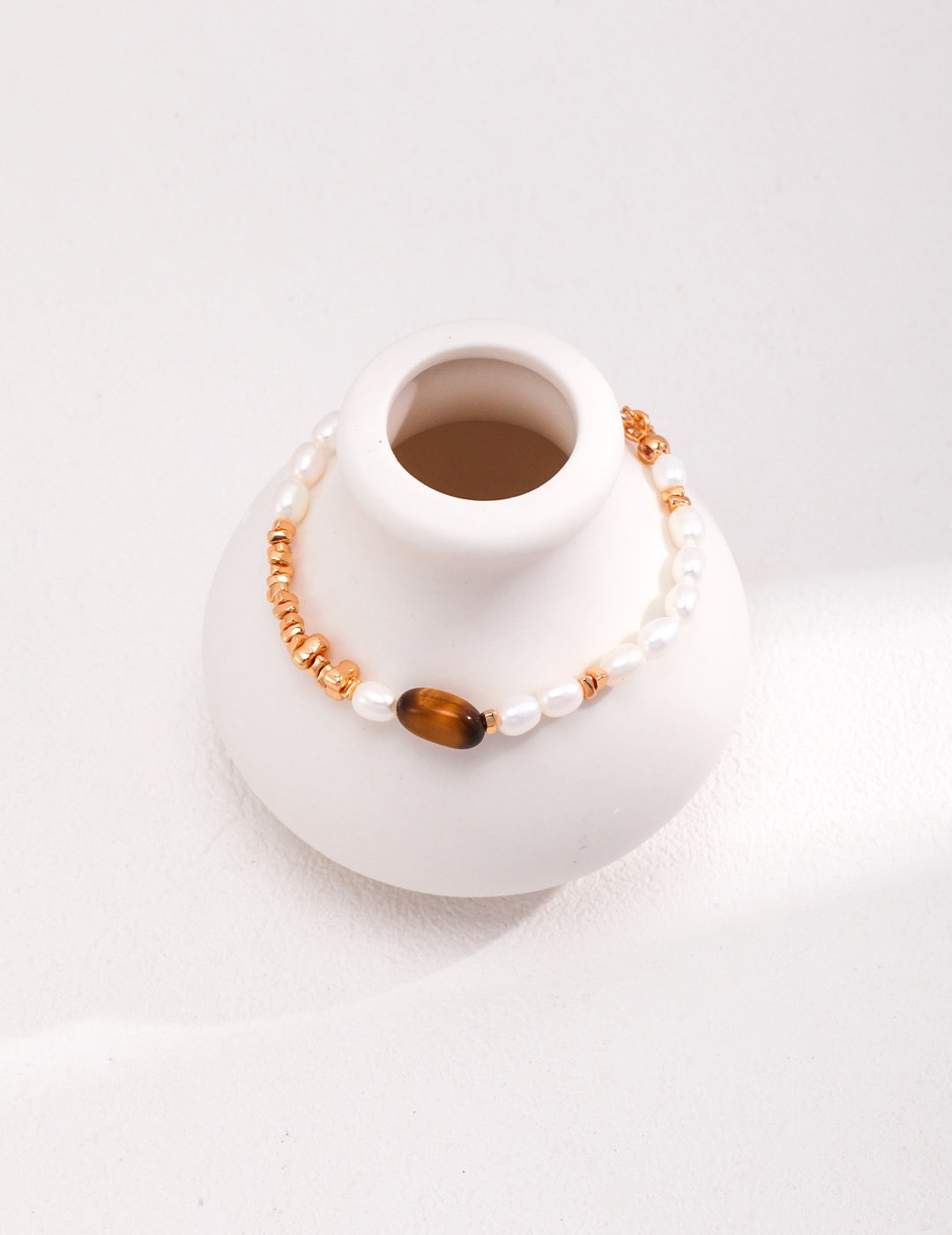 Tiger Eye and Pearl