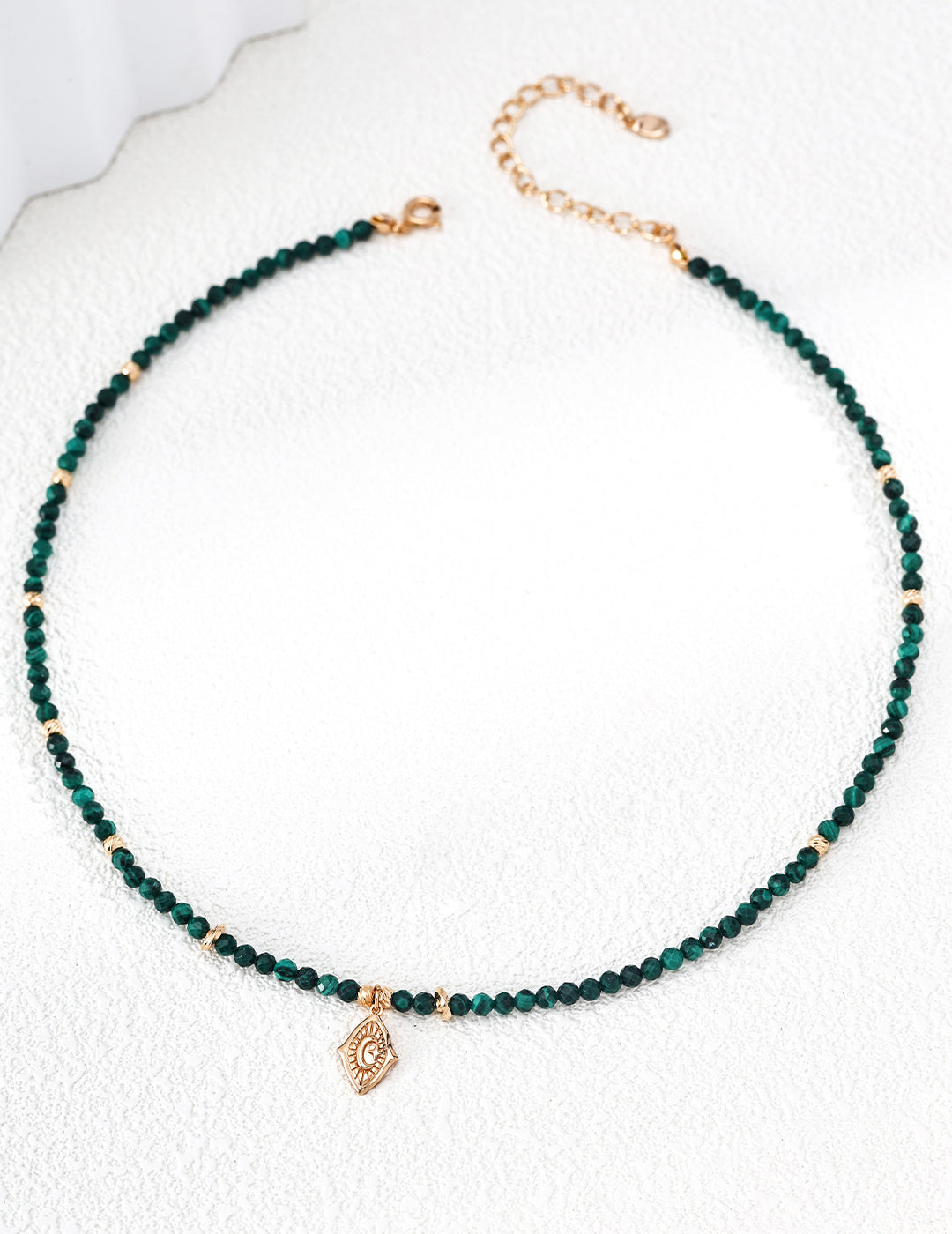 L’Œil de Malachite Necklace