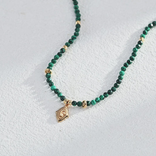 L’Œil de Malachite Necklace